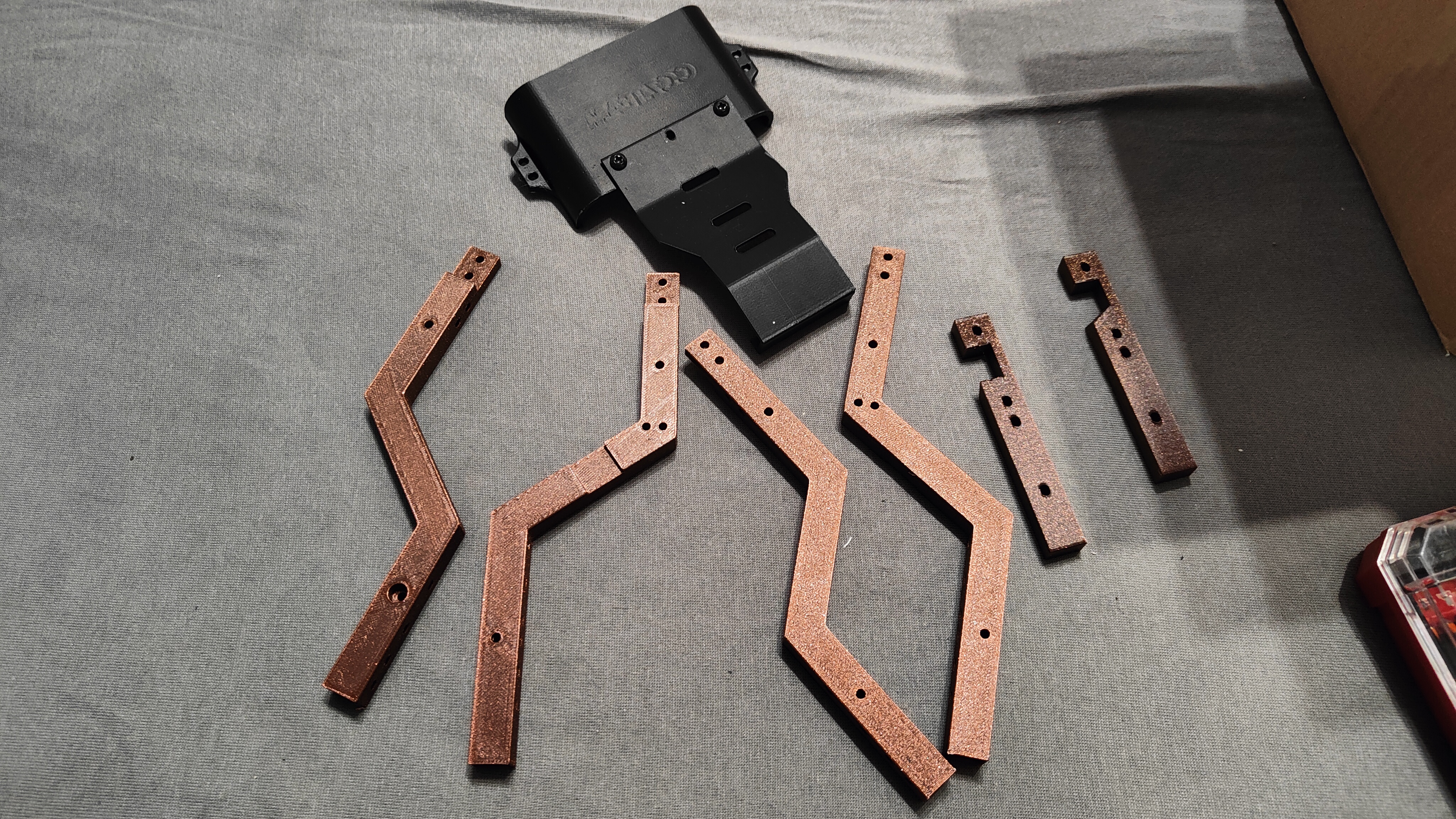 VOYAGER-MK1 RC Parts Refined | Battery and ESC holder