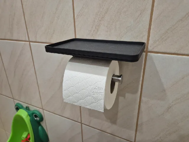 Ikea Brogrund toilet paper holder shelf / phone holder