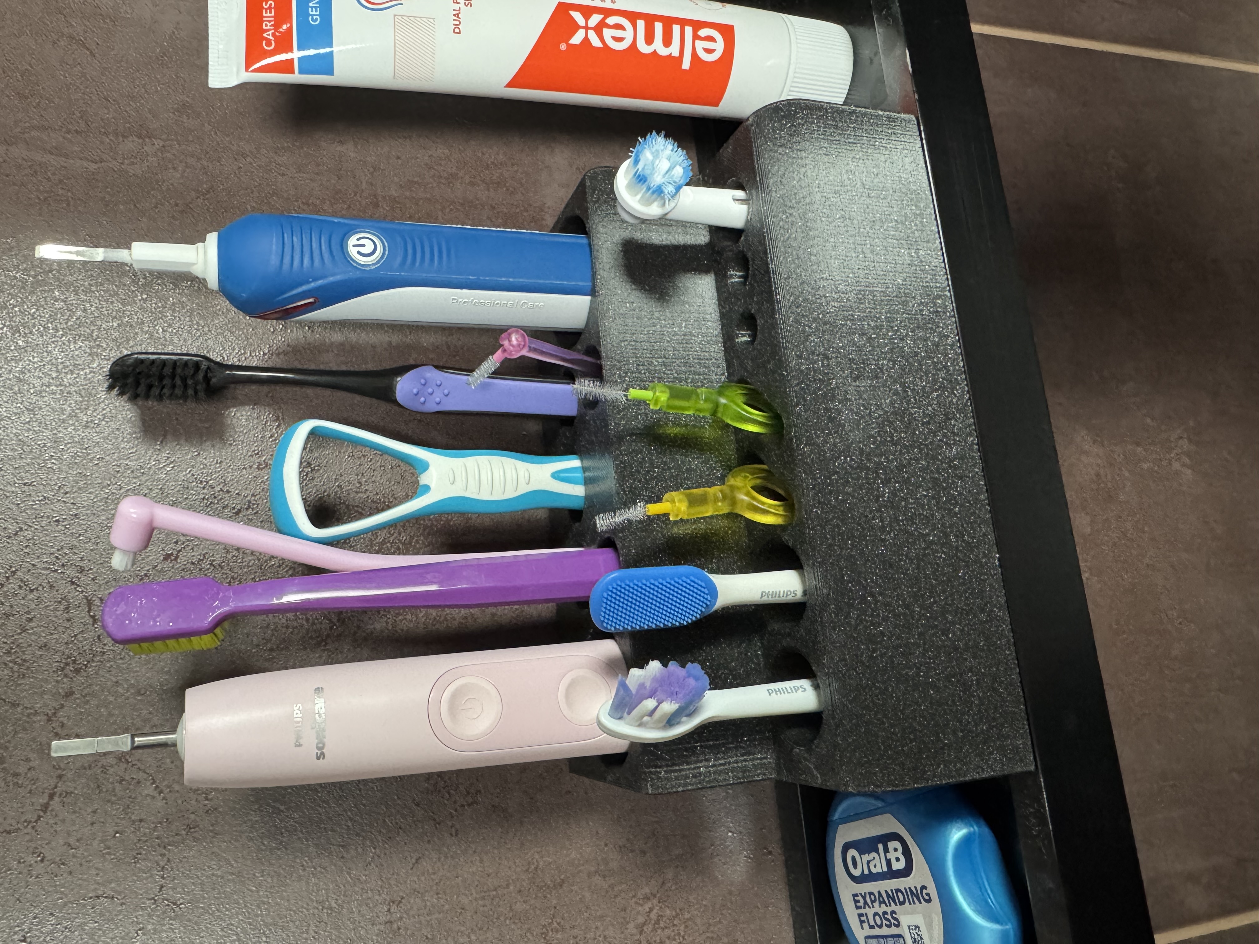 Toothbrush organizer
