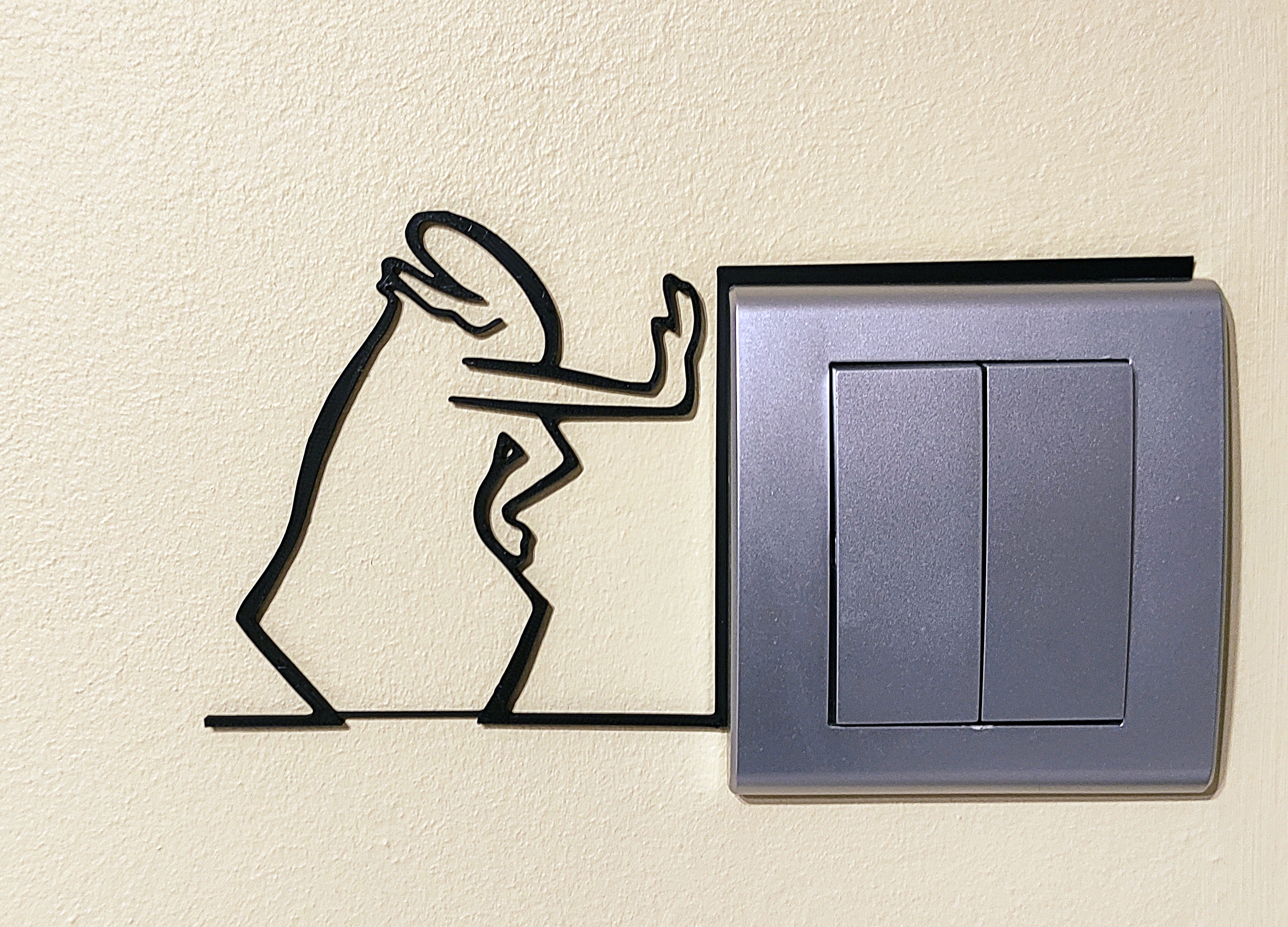Funny Light Switch Gadget – La Linea Balum 83