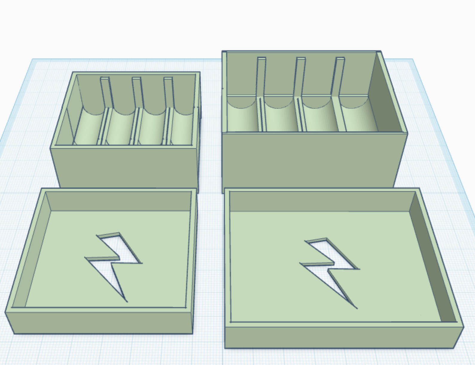 AA and AAA Energy Rod Storage