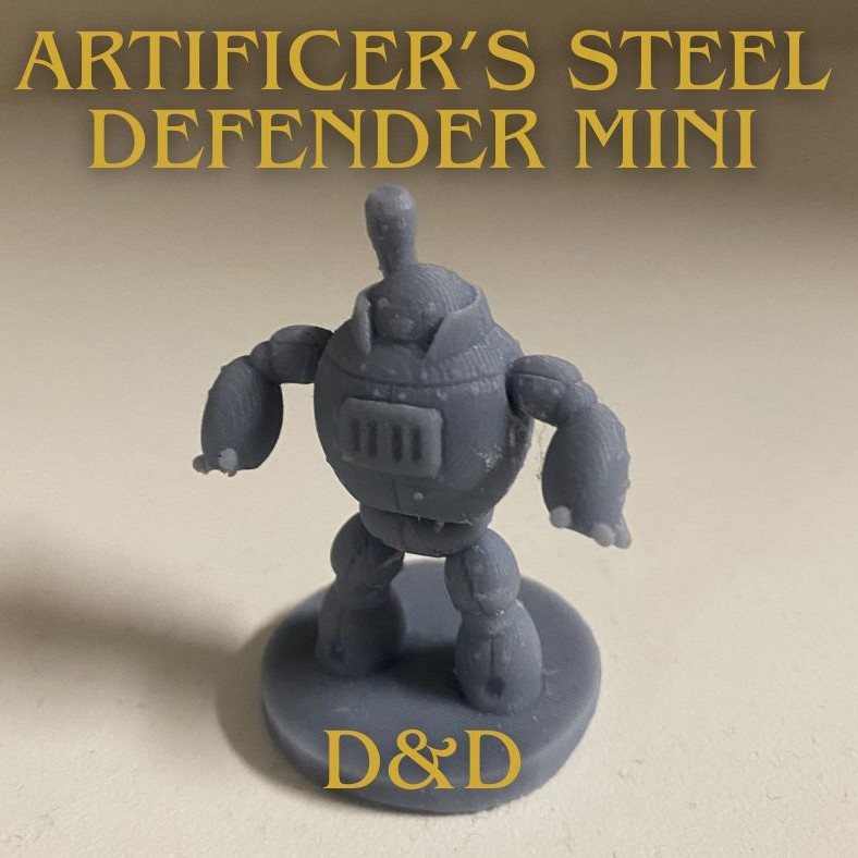Artificer's Steel Defender / War Forged Minifig D&D
