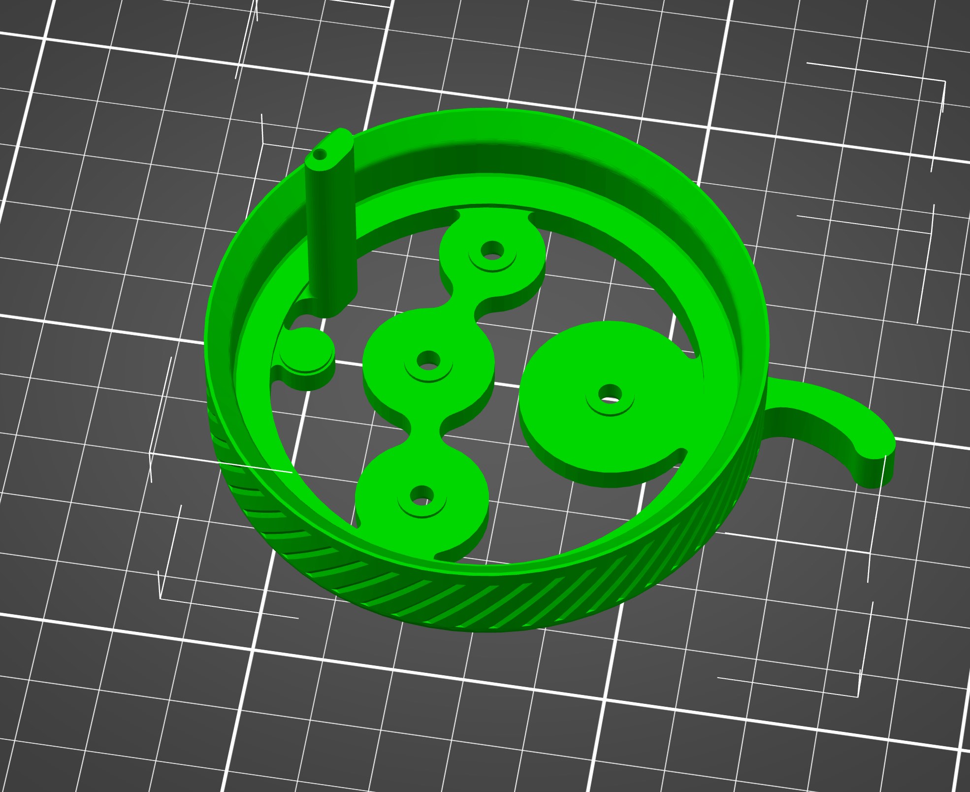 Spin ring V2.1 with finger loop