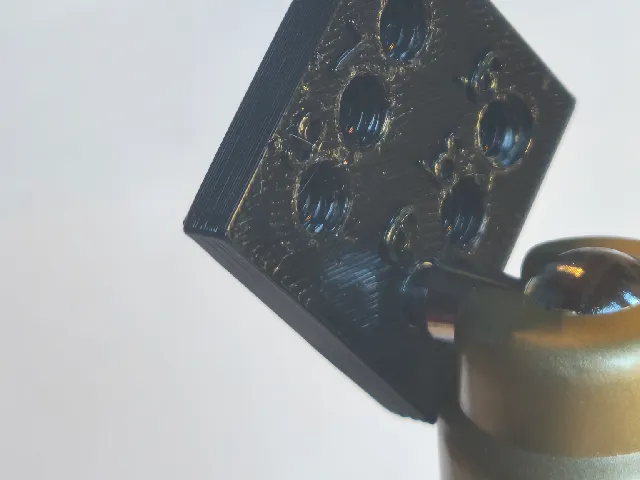 Tripod camera thread test print – core hole: 5.5 - 6,0 mm