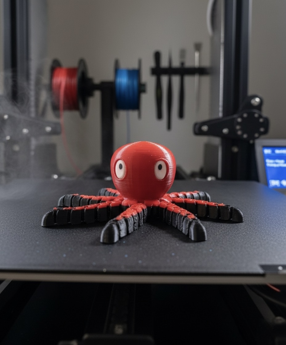 Cute Articulated Octopus - V2