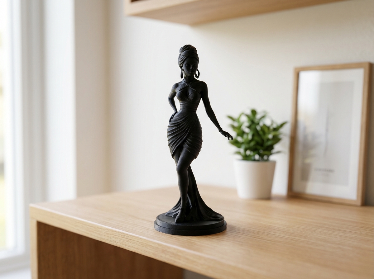 Elegant Woman Statue