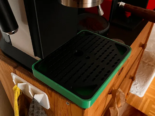 Delonghi Dedica Drip tray and cover (Cover removable both single cup and double cup)