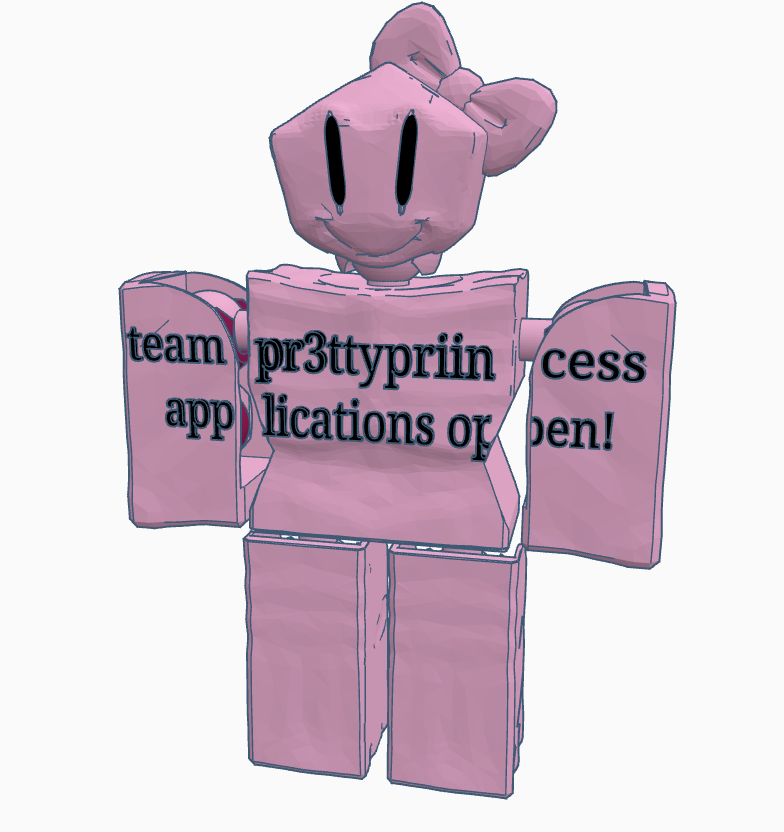 Articulted Pr3ttyPriincess from Forsaken (Roblox Figure)