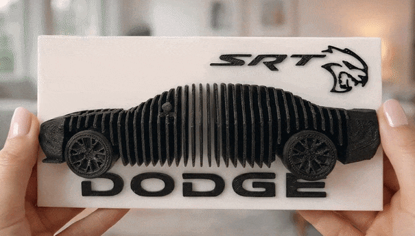 Dodge Hellcat Layered Model
