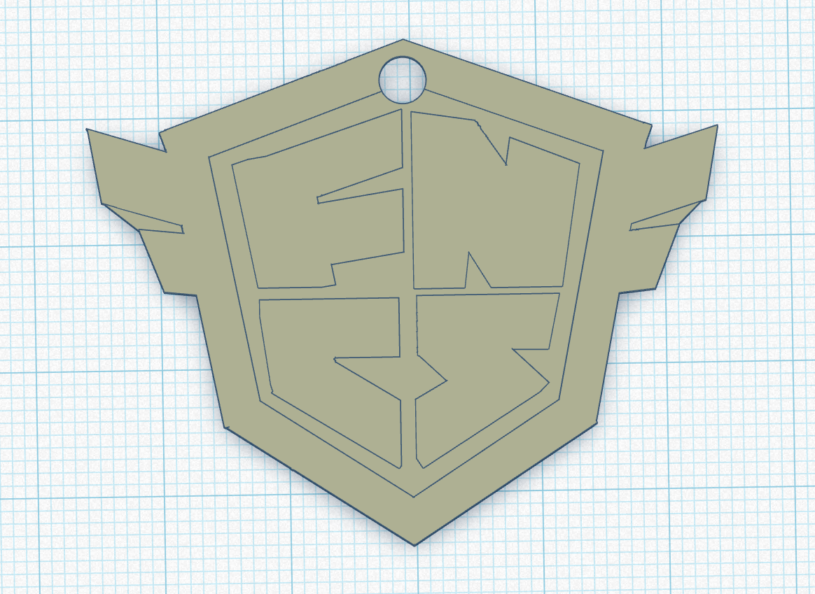 Fortnite FNCS Keychain