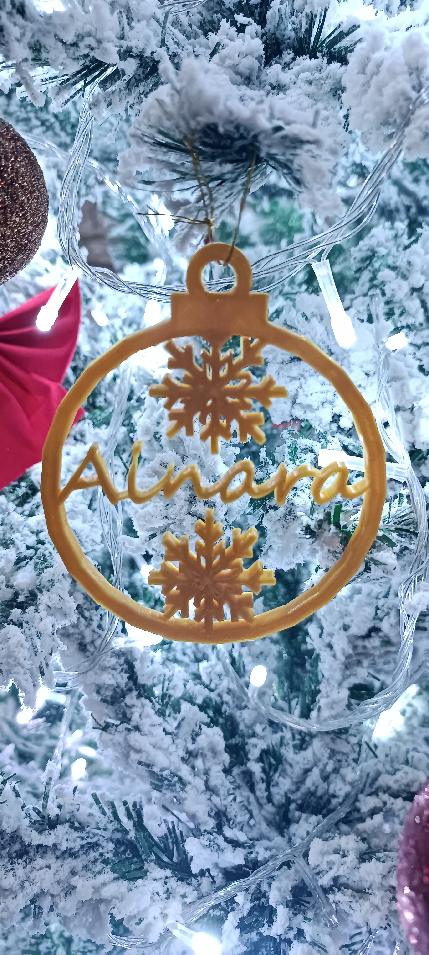 Adorno Navideño personalizado Ainara