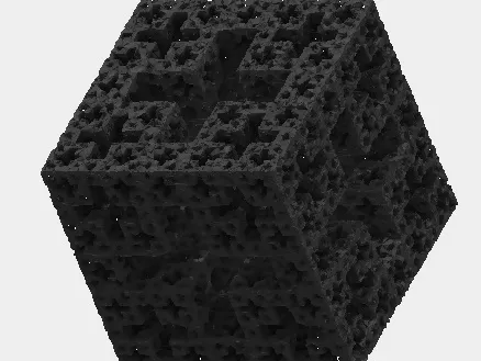Jerusalem Cube Fractal – Free 3D STL (Test Print)