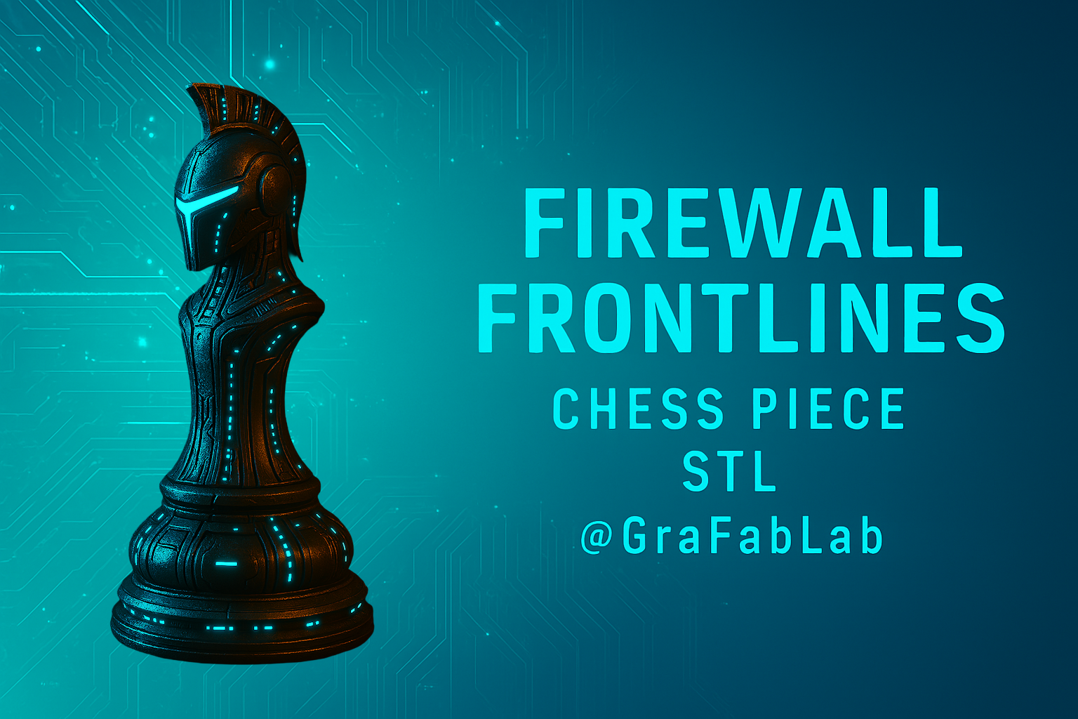 Firewall Frontlines "Bishop" - chess piece