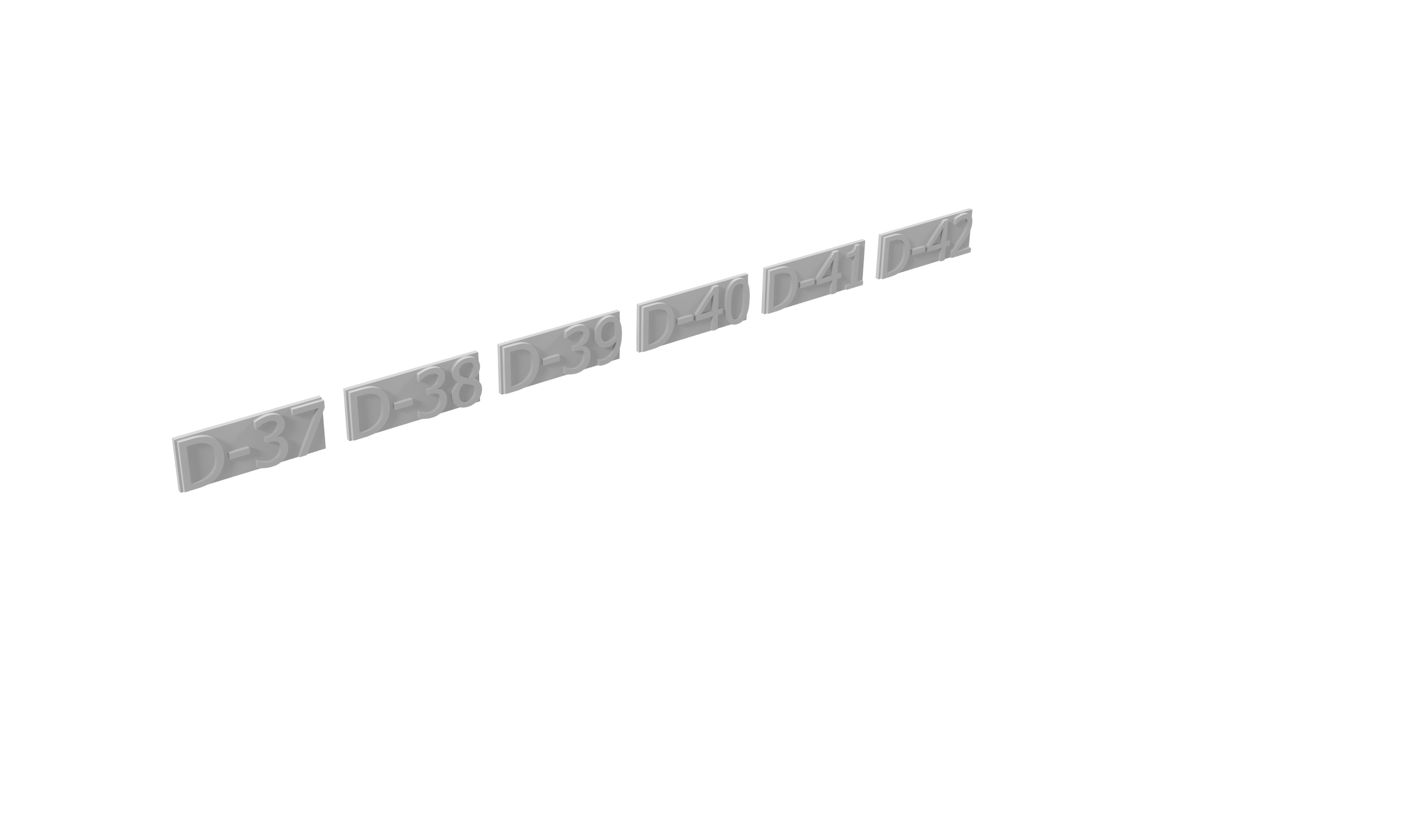 Drawer/Cabinet Placards/Labels — miniatura 6