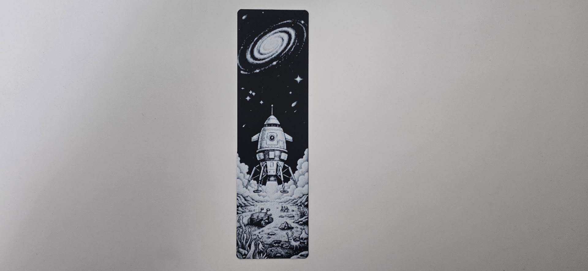 Lunar Lander Alien Planet Space Bookmark