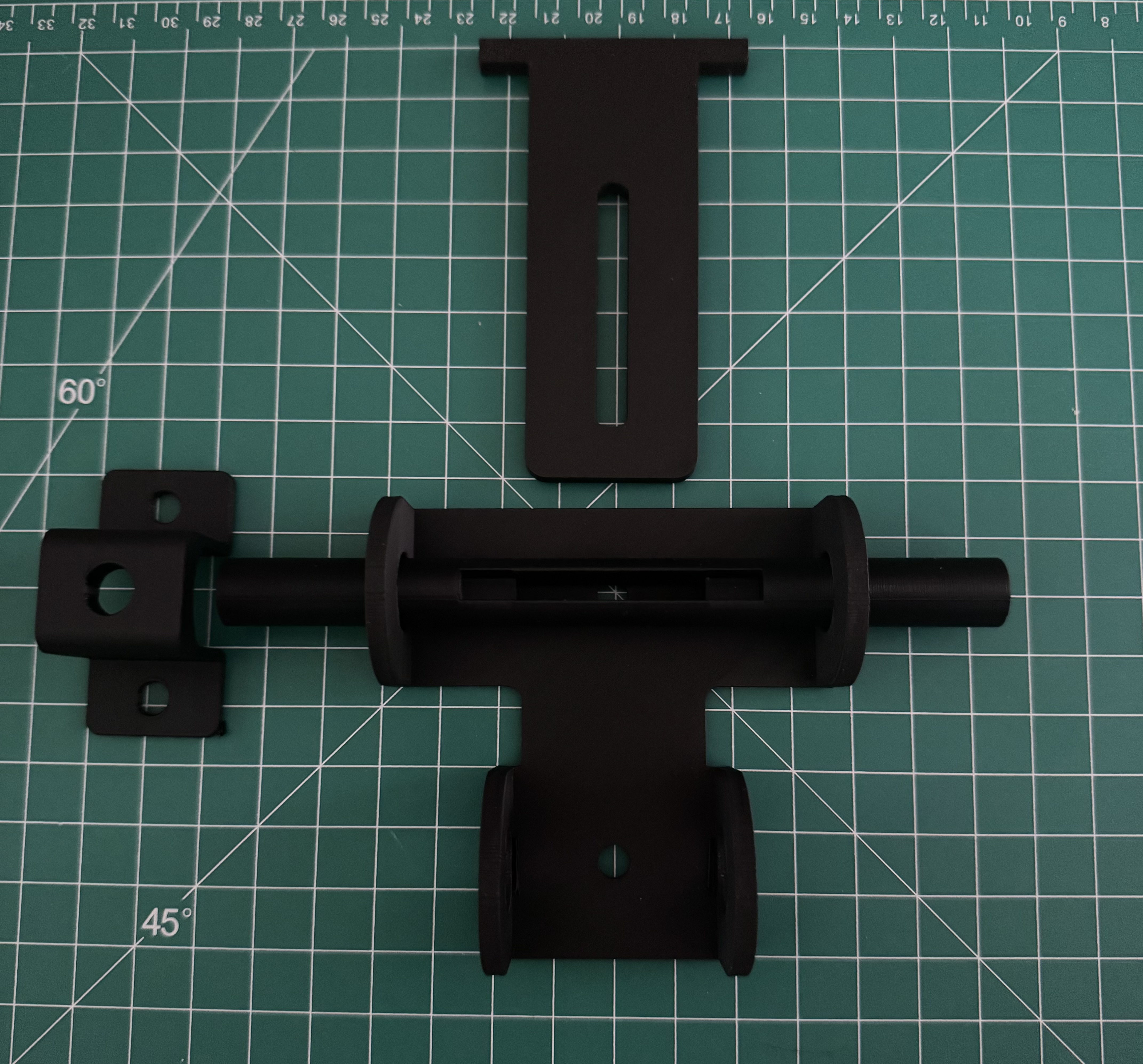 Miniatura 3 do modelo 3D Gate Latch Assembly (lockable)