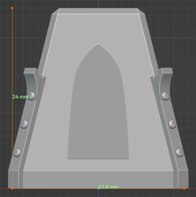 Grimdark scatter terrain concrete anti-tank obstacles (Dragon's teeth) for wargaming — miniatura 2