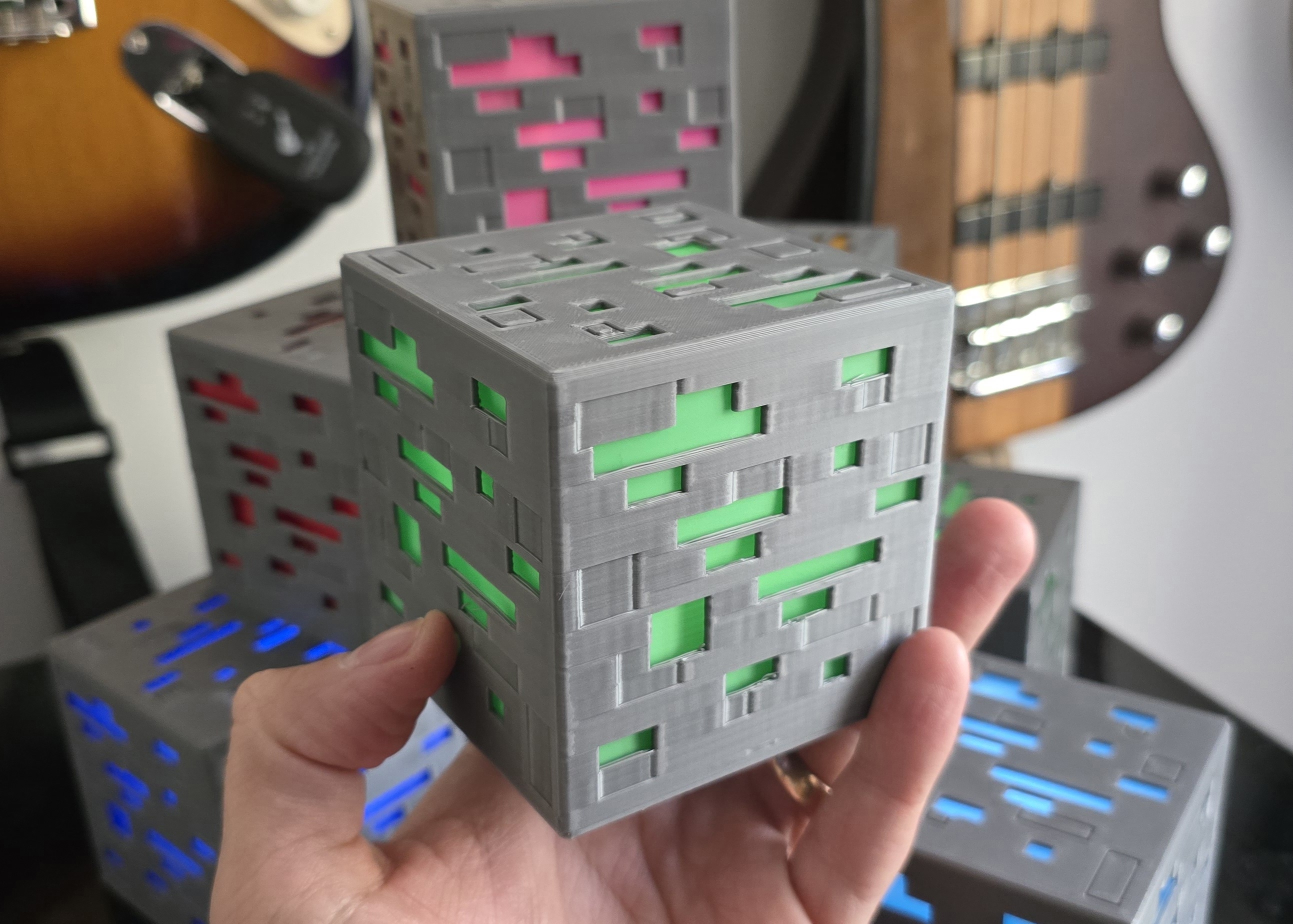 Miniatura 2 do modelo 3D MINECRAFT ORE LIGHT BOX