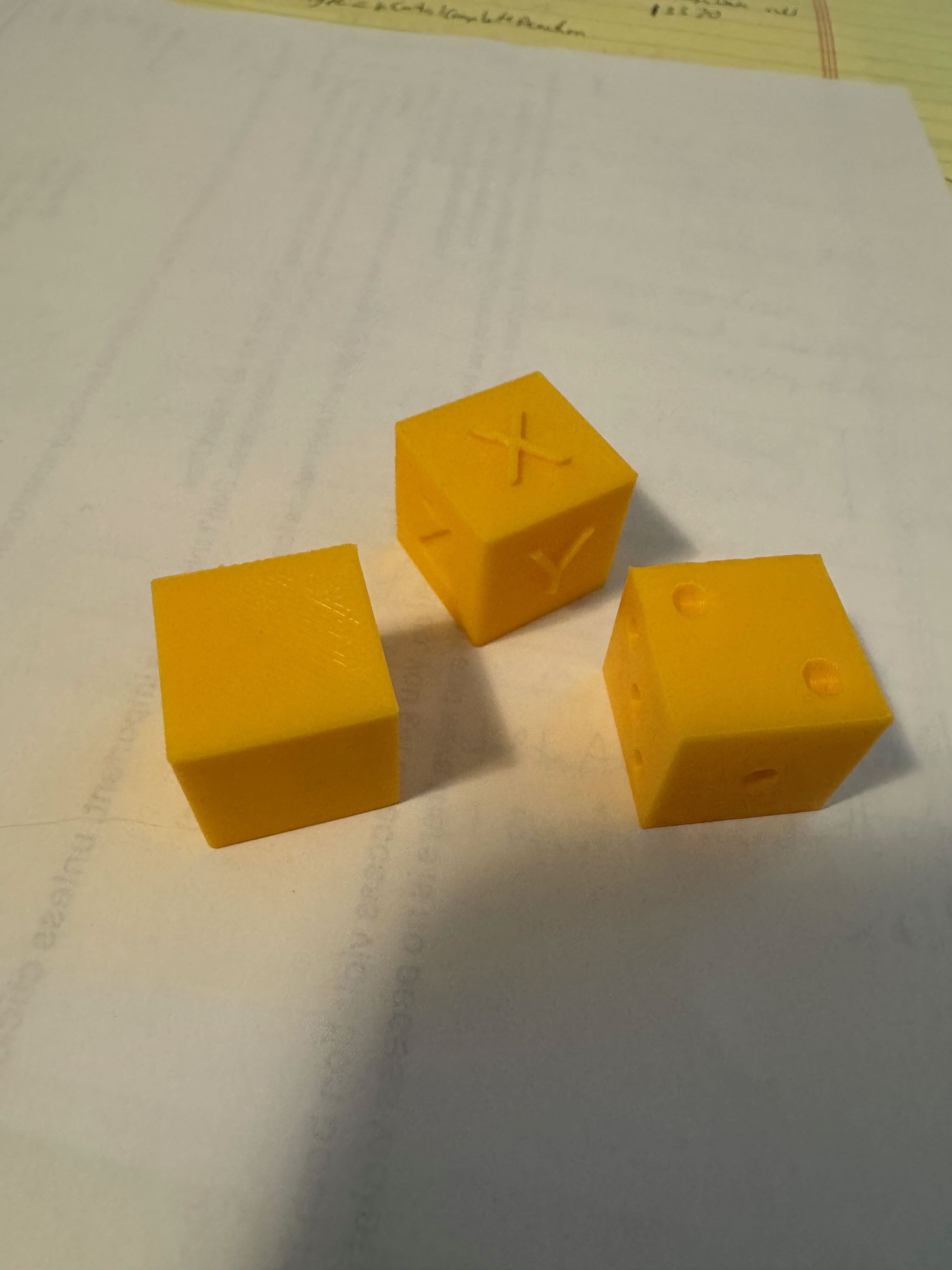 Test cubes