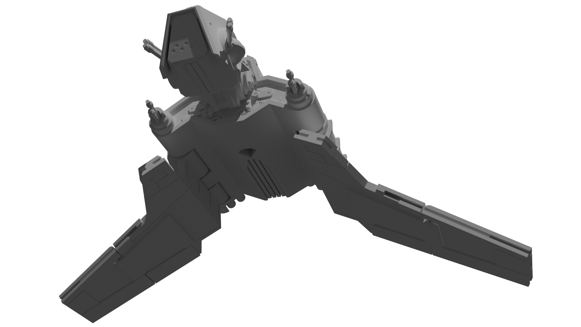Miniatura 10 do modelo 3D Star Wars Republic Nu-Class Attack Shuttle