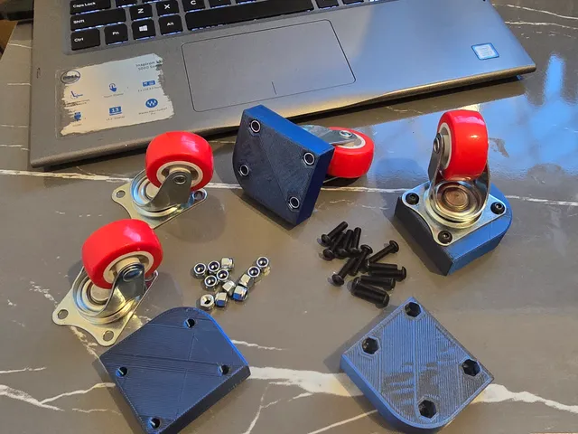 Caster Wheel Adapter for IKEA Samla 22L Box