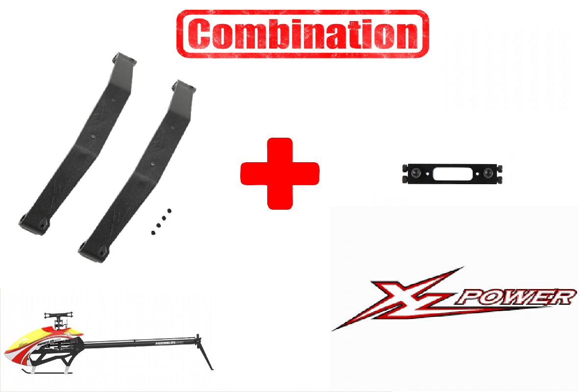 XLPower Nimbus 550 v1/v2 Landing Skid (The merging of two parts)