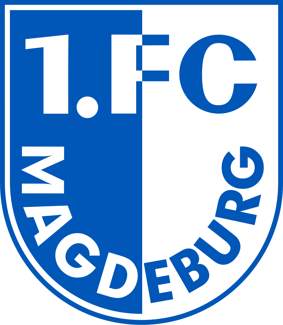 1. FC Magdeburg Wappen Logo getrennt