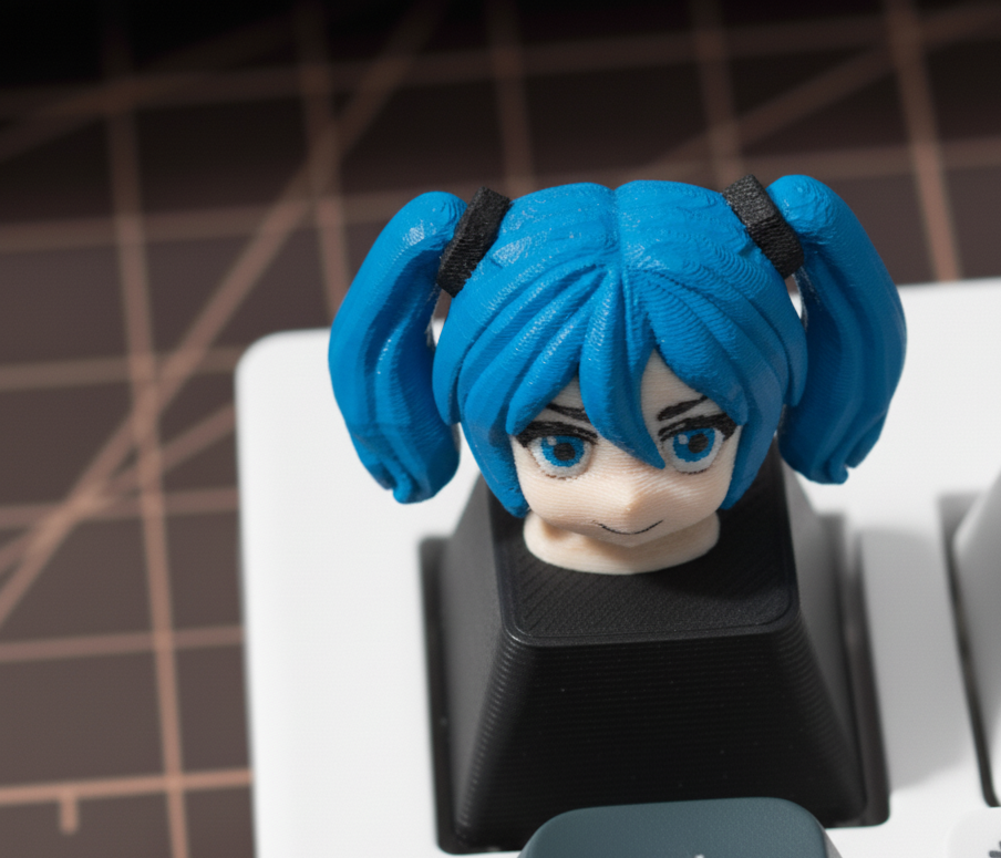 Hatsune Miku Keycap – Vocaloid Idol Edition