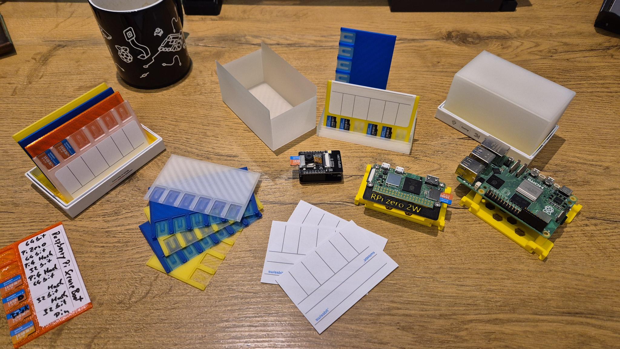 microSD Organizer V1.1 six pack - New: Box and Bottom