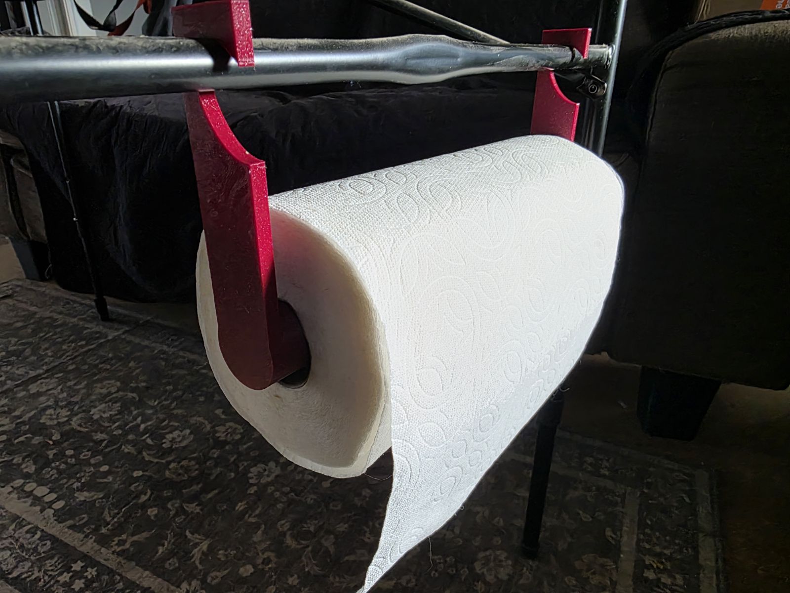 Extension for Hanging Paper Towel Holder
