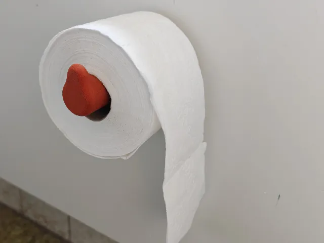Magnetischer Klorollenhalter / magnetic toilet paper holder