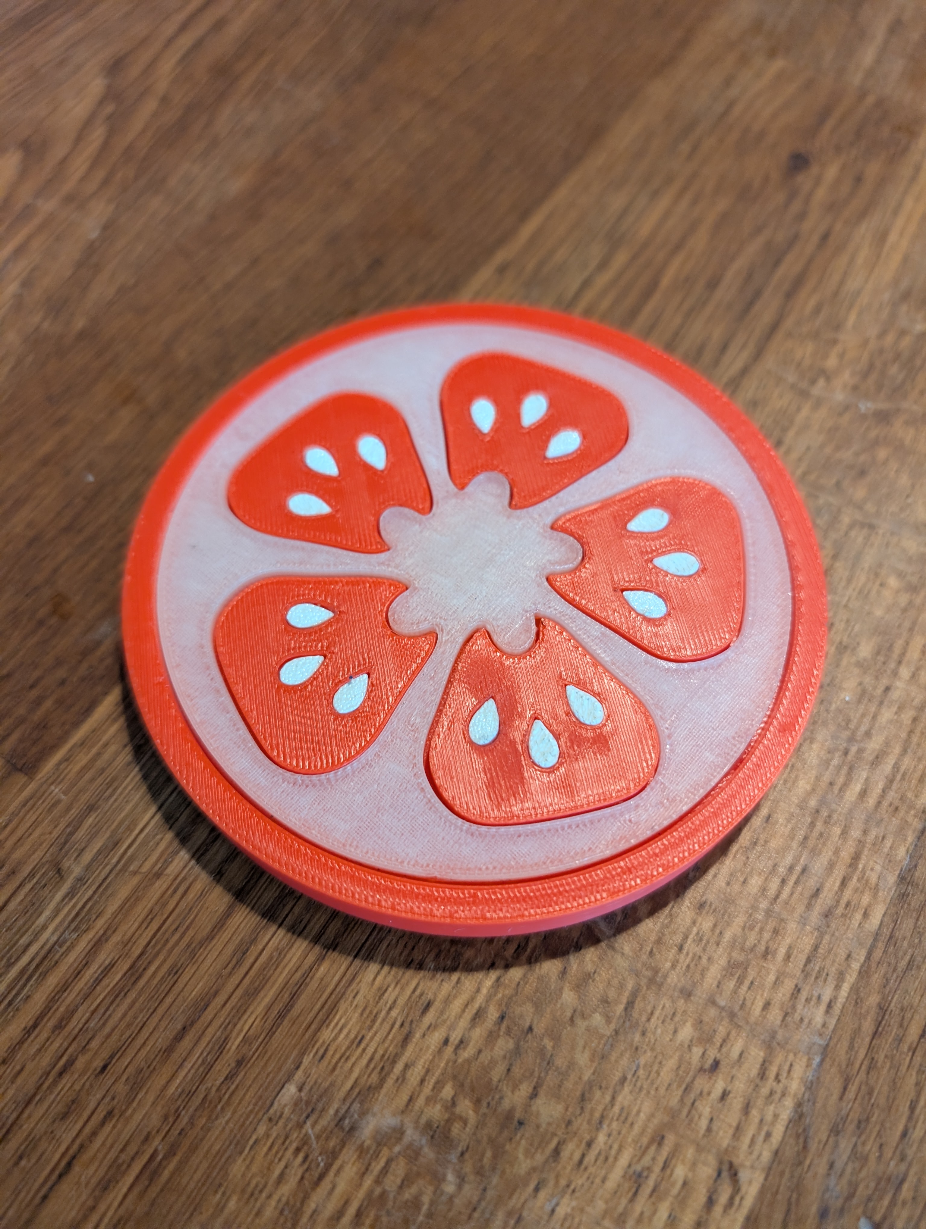 Tomato Coaster Bottle Opener – 3-Piece Print (No MMU)