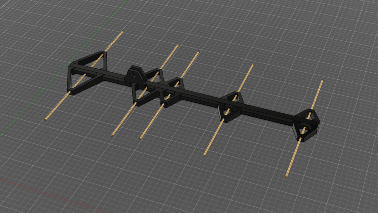 Uda yagi Antenna Frame (868MHz)