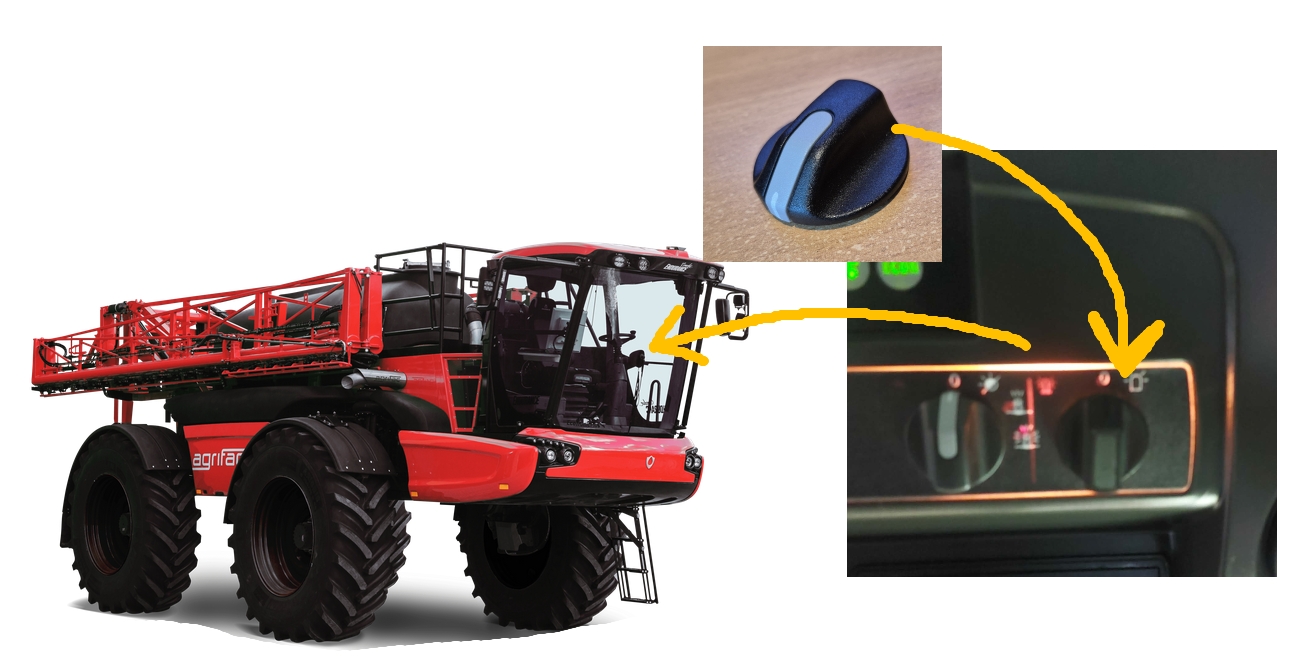 Agrifac endurance button