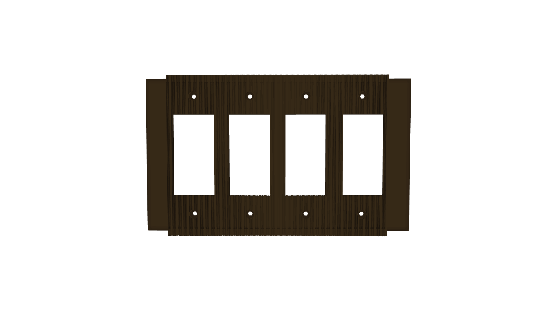 MCM 4 gang rocker wall plate, Light switch