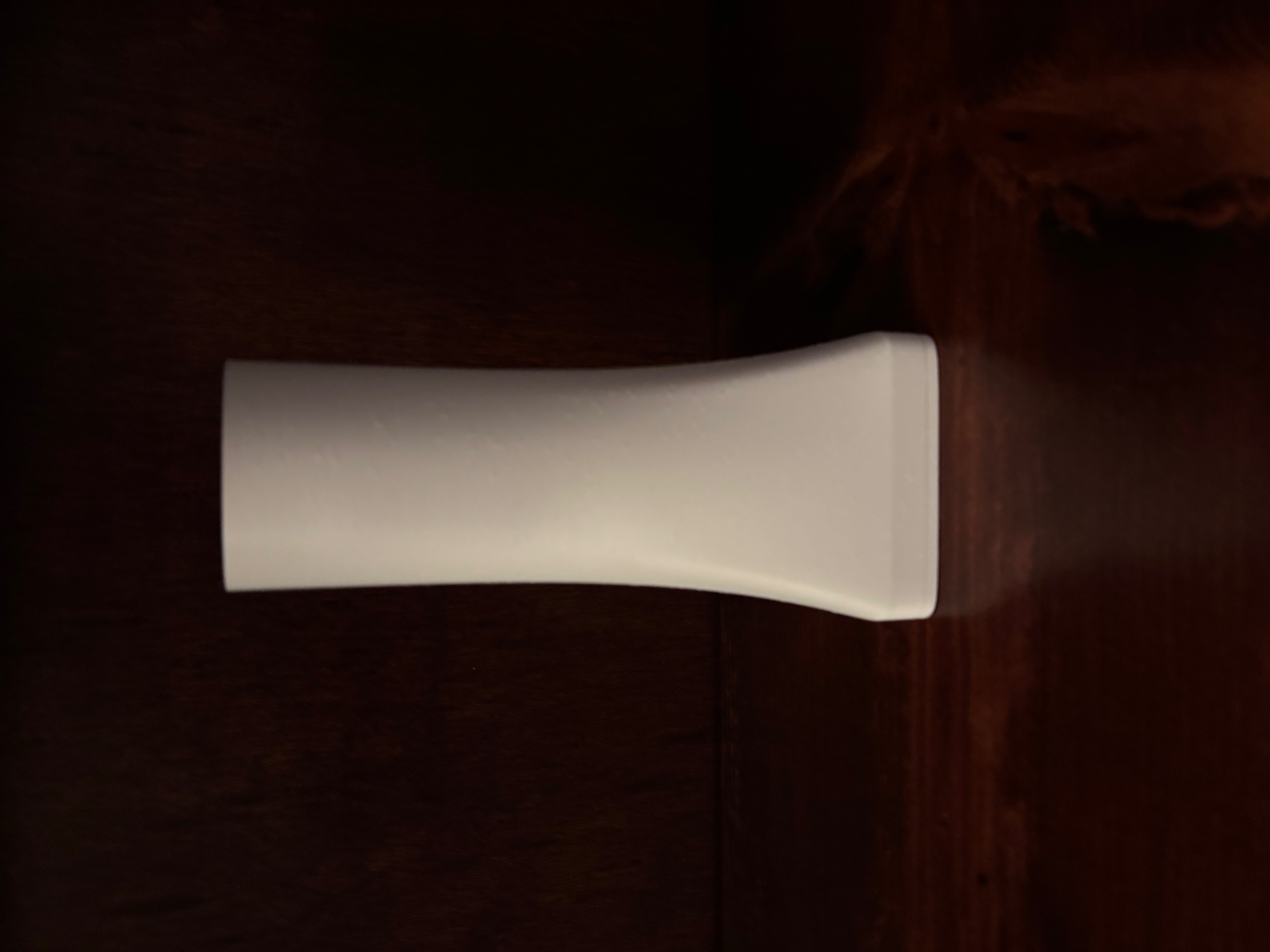Square to Round Tall Vase