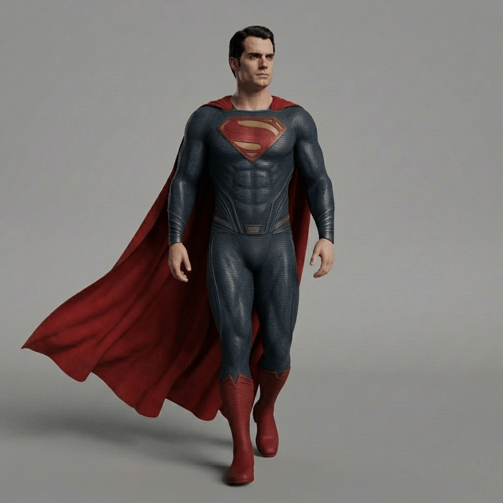 Superheroes - Superman Walking  (Henry Cavill)