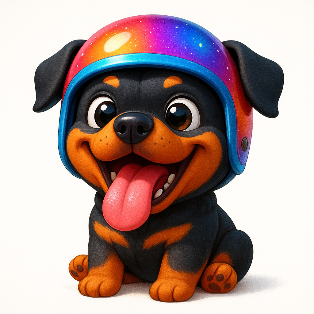 Biker Rottweiler