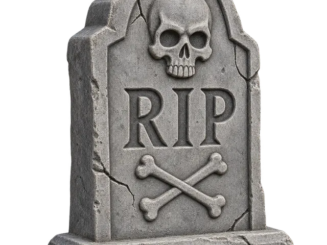 Halloween RIP Tombstone – Carved Back Version