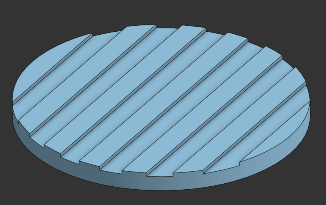 coaster: striped