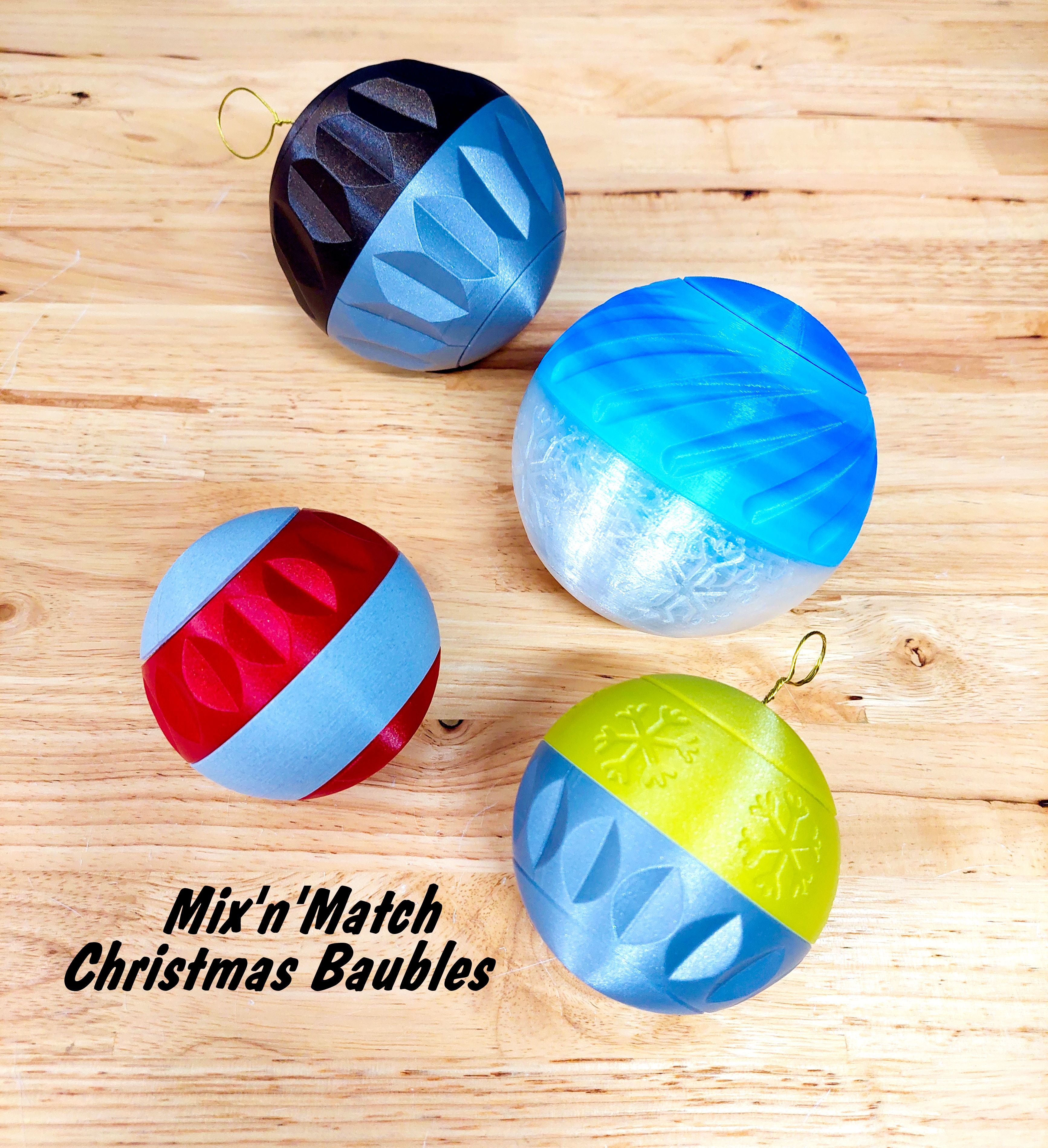 Mix'nMatch Christmas Baubles