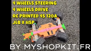 V6 JLB X HSP TRUGGY 1:8 4WS 4WD (4 WHEEL STEERING X CENTRAL DIFF) RC CAR PREMIUM