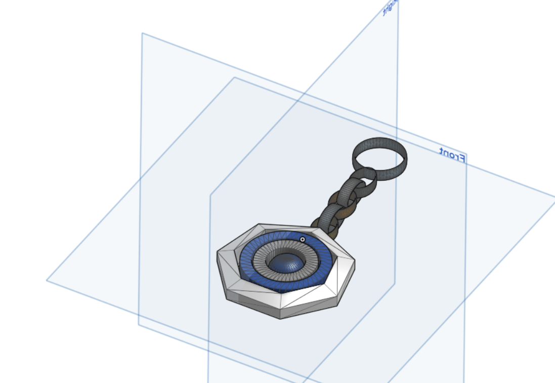 Gyrofidget Spinner – Print-in-Place with Chain (50–100% Infill)
