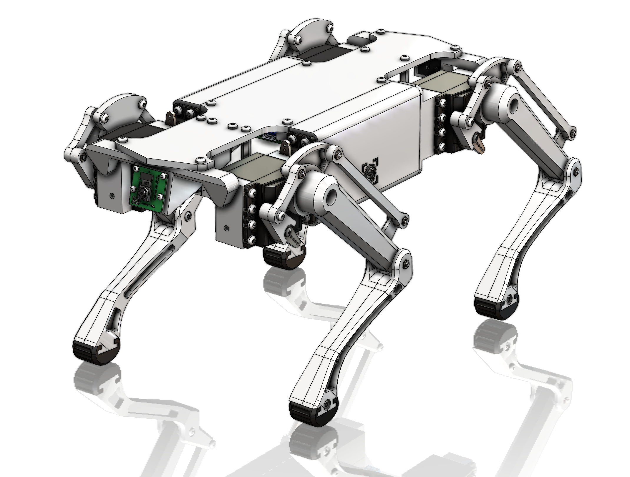 Miniatura 2 do modelo 3D Quadruped I