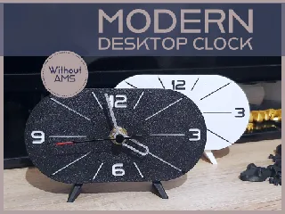 Modern desktop clock