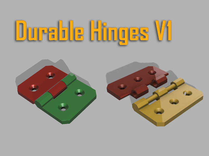 Durable Hinges V1 (print in place)