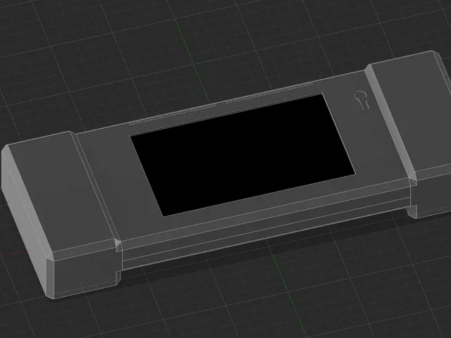 Cyberdeck concept based on a Framework 12 mainboard and battery