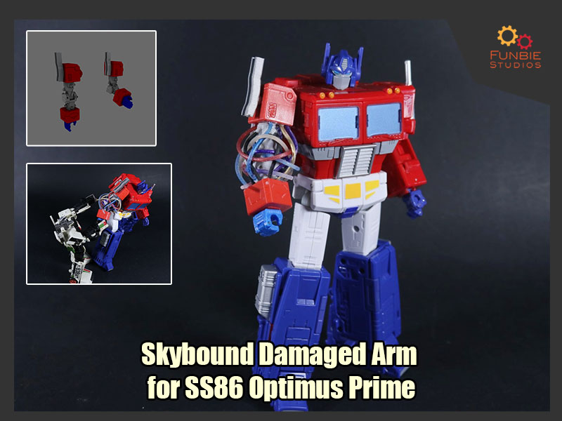 Skybound Damaged Arm for Transformers SS86 Optimus Prime