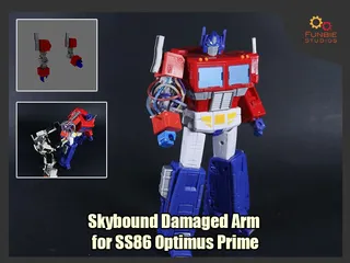 Skybound Damaged Arm for Transformers SS86 Optimus Prime
