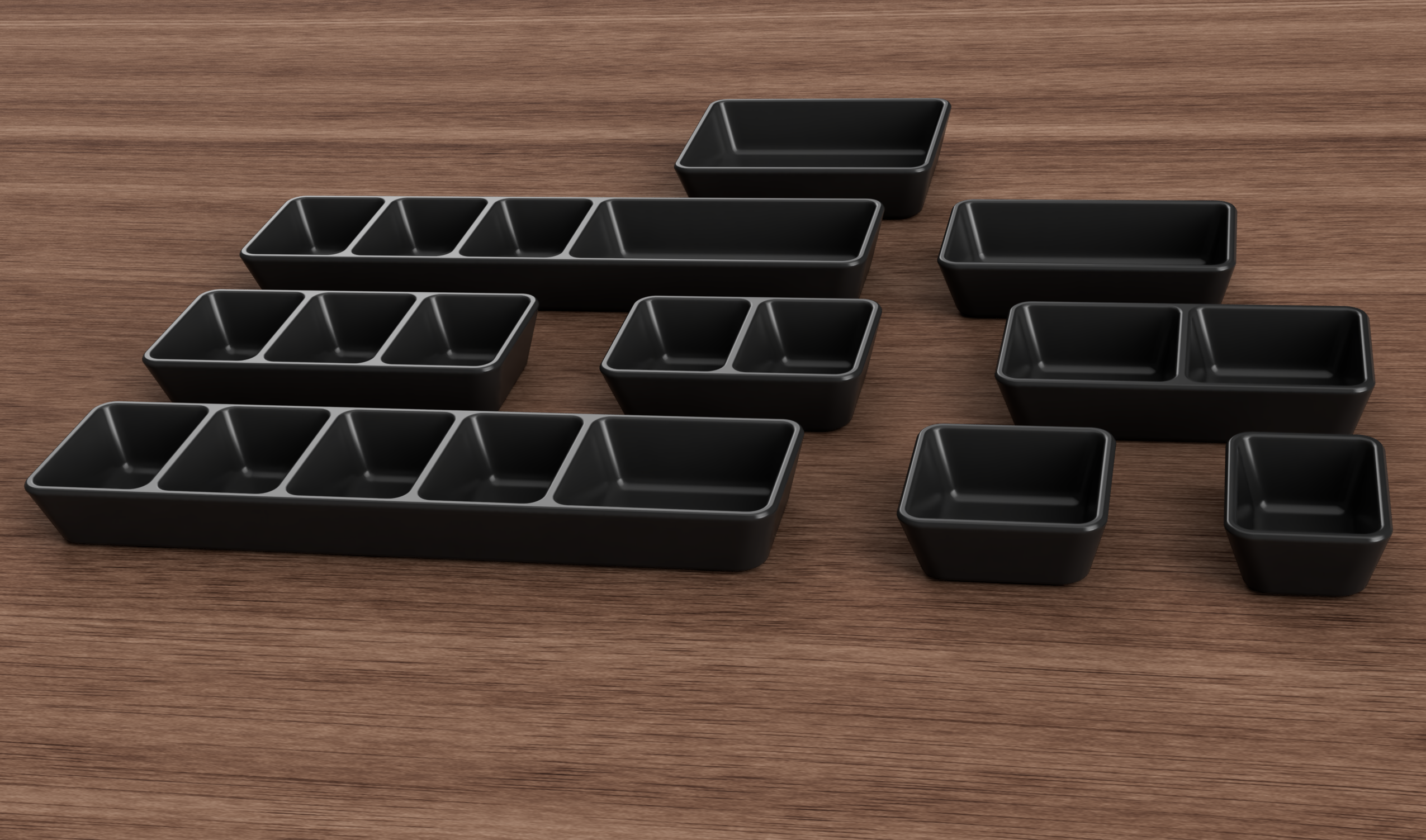 Game marker trays
